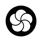 Logo partner con simbolo a petali